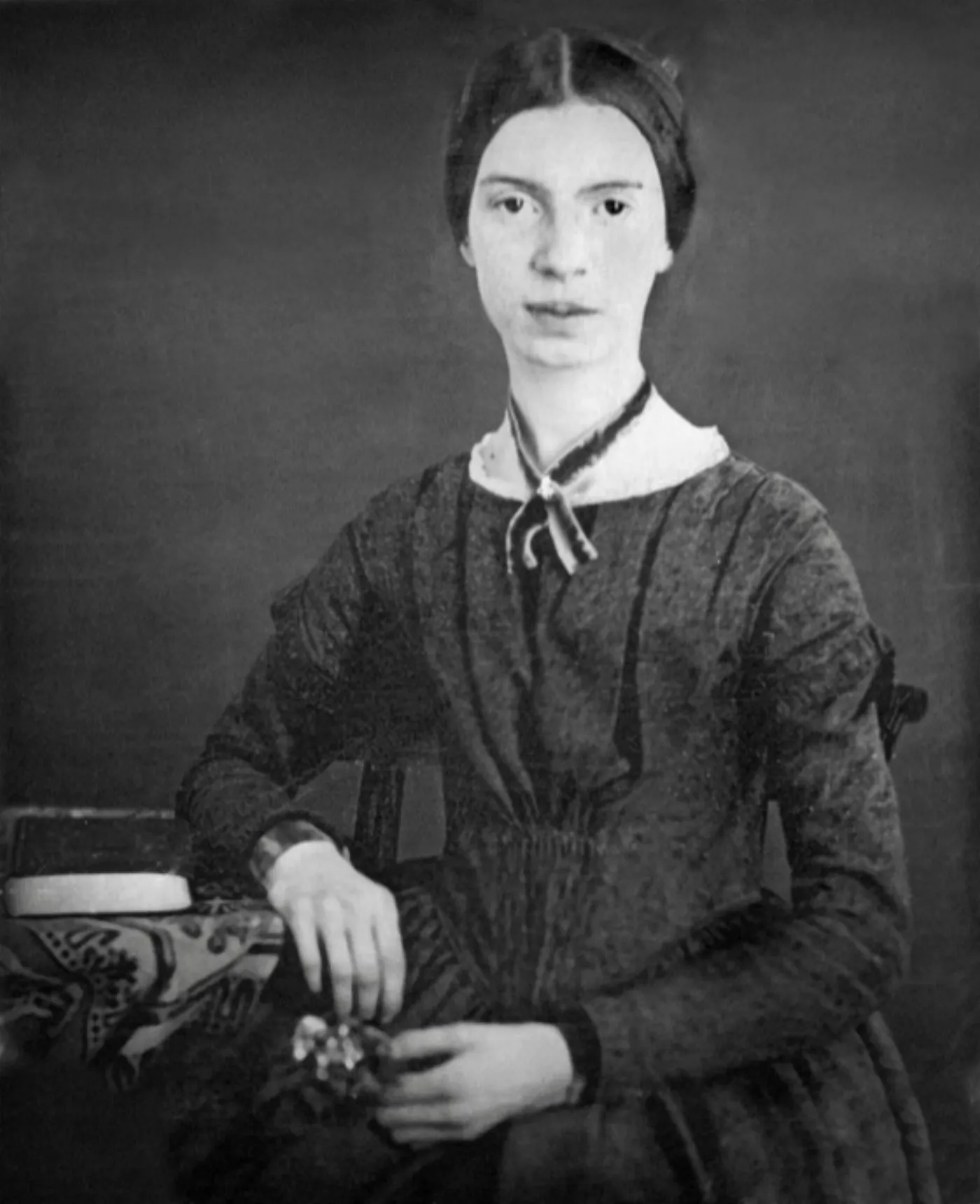 Emily Dickinson, daguerreotype, about 1847