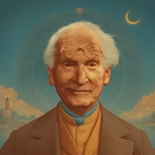 AI-generated portrait of Carl Gustav Jung