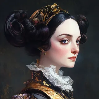 AI-generated portrait of Ada Lovelace